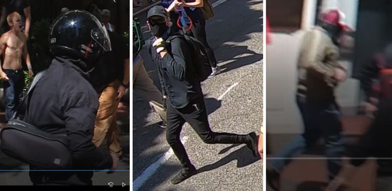 Police release photos of 3 new assault suspects at protest