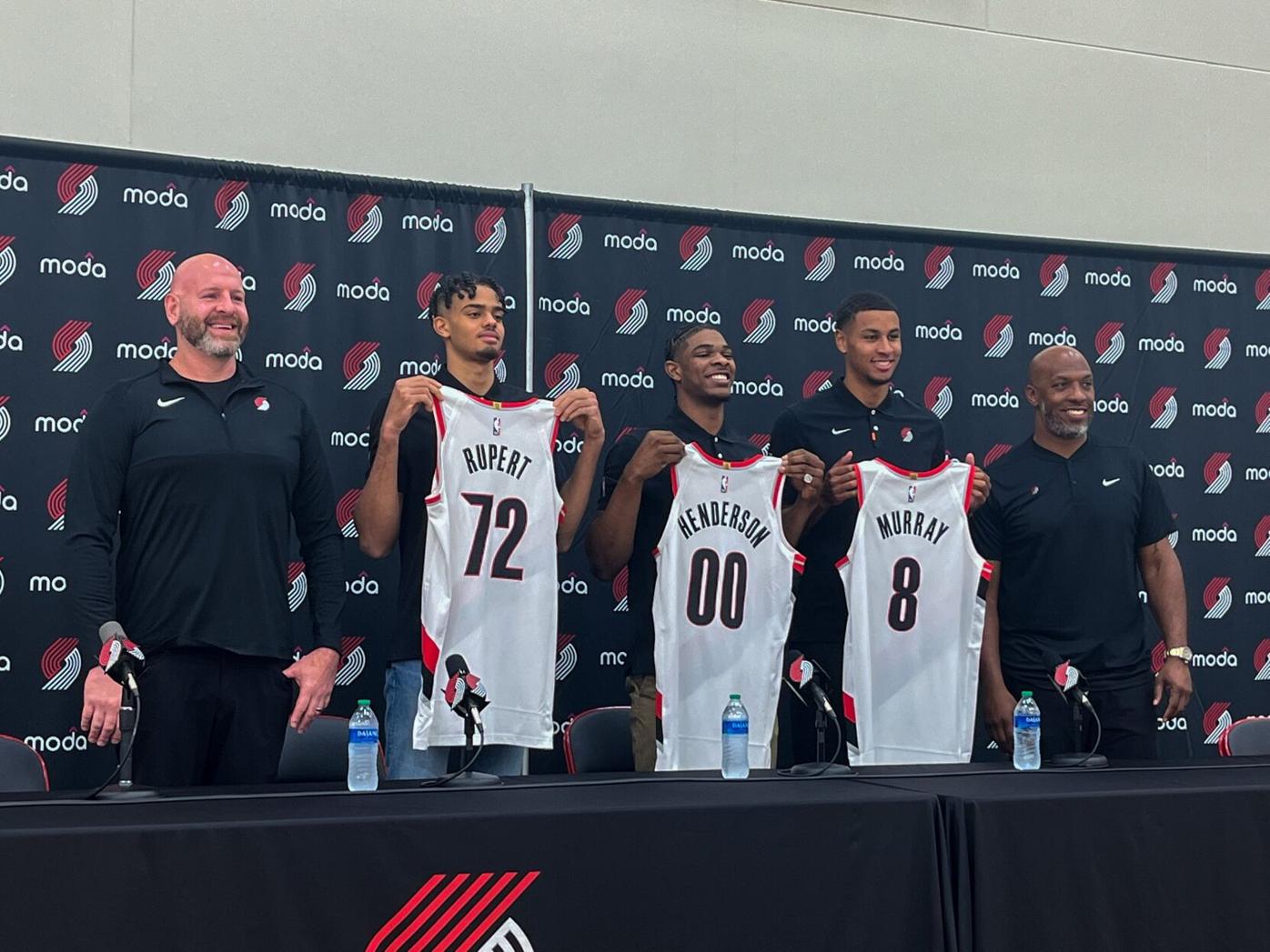 Portland Trail Blazers introduce Scoot Henderson, other 2023 NBA draftees, Sports