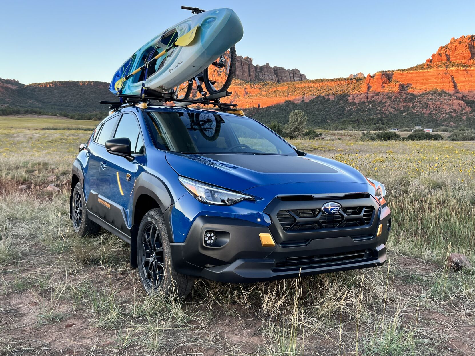 Kayak on best sale subaru crosstrek