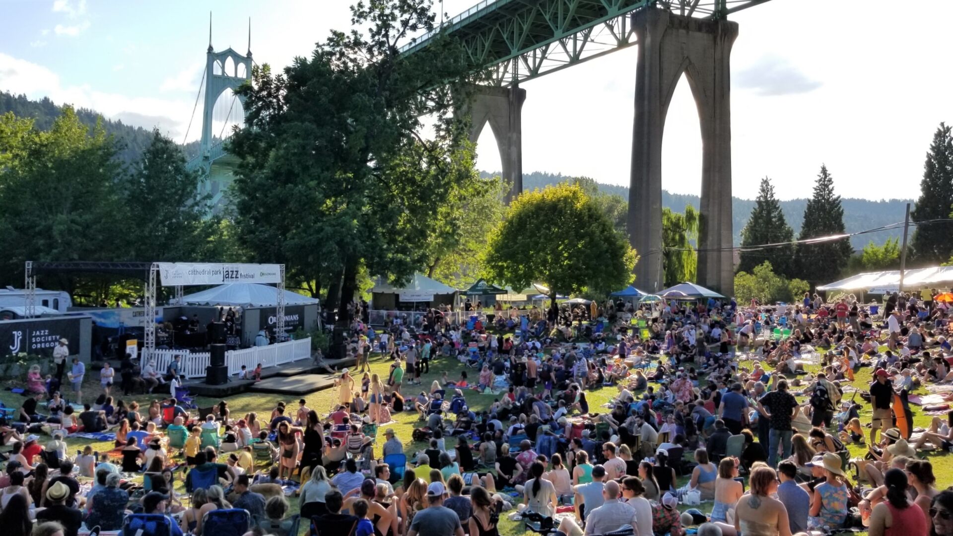 Cathedral Park Jazz Festival: Go For The Music, Enjoy The View ...