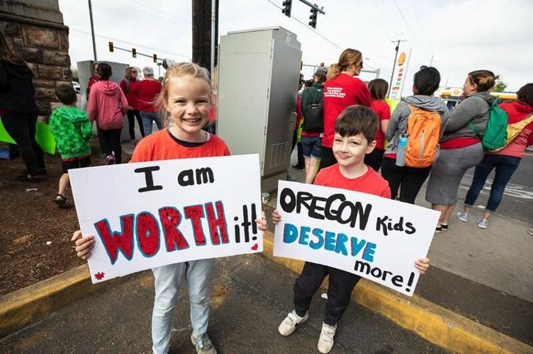 Red for Ed: Teachers rally for school funding