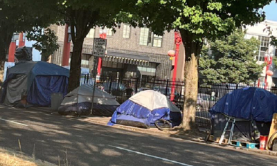 Tent settlement