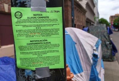 Camping ban