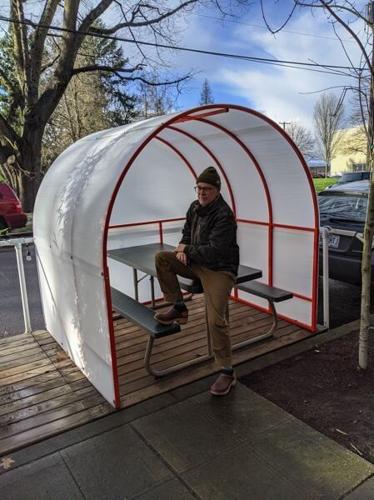 Portland firm pivots to selling cozy outdoor dining pods