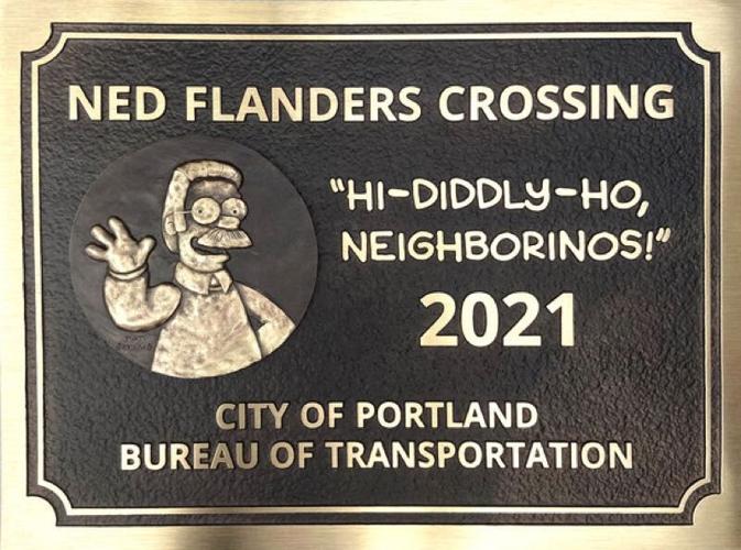 Portland's Ned Flanders Crossing honors 'Simpsons' neighbor