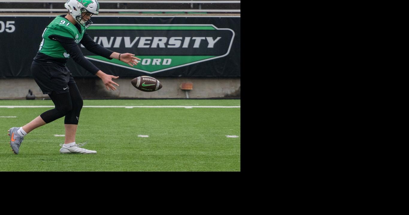 Marshall football: Heimbach starting strong as Herd's special teams unit reloads