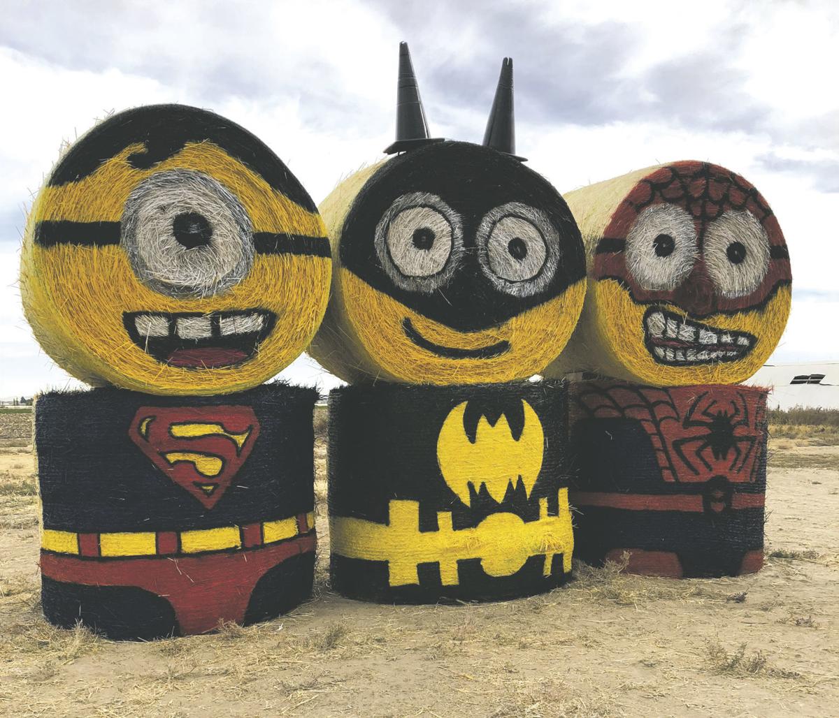 Straw bales super art Crops