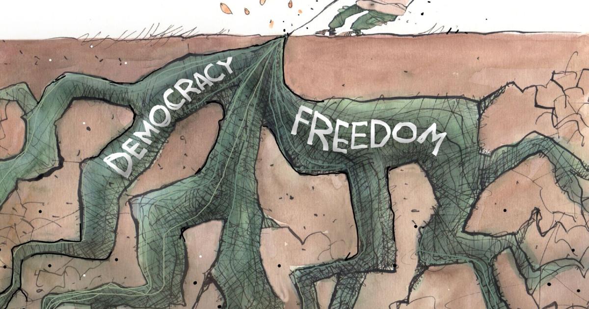 Entrenched Roots Cartoon Image Up By The Roots | Cartoons | postregister.com