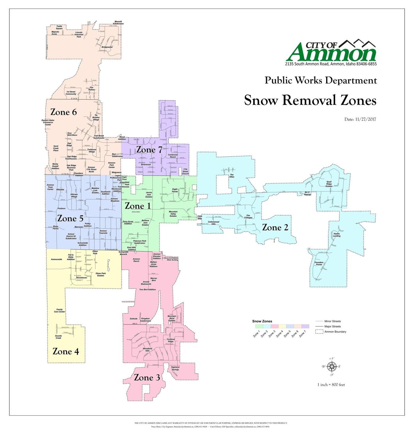 Idaho Falls, Ammon work to clear snow from residential areas Local