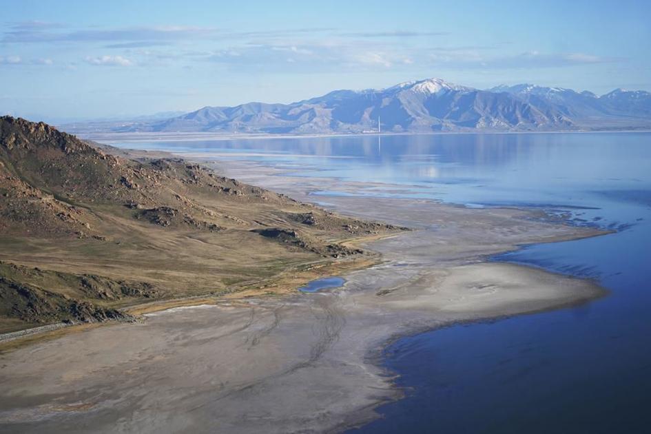 Water levels at Great Salt Lake drop to historic low - Post Register