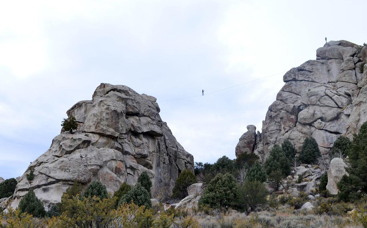 Grounded City of Rocks chief temporarily bans highlining Local Grounded City of Rocks chief temporarily bans highlining Local
