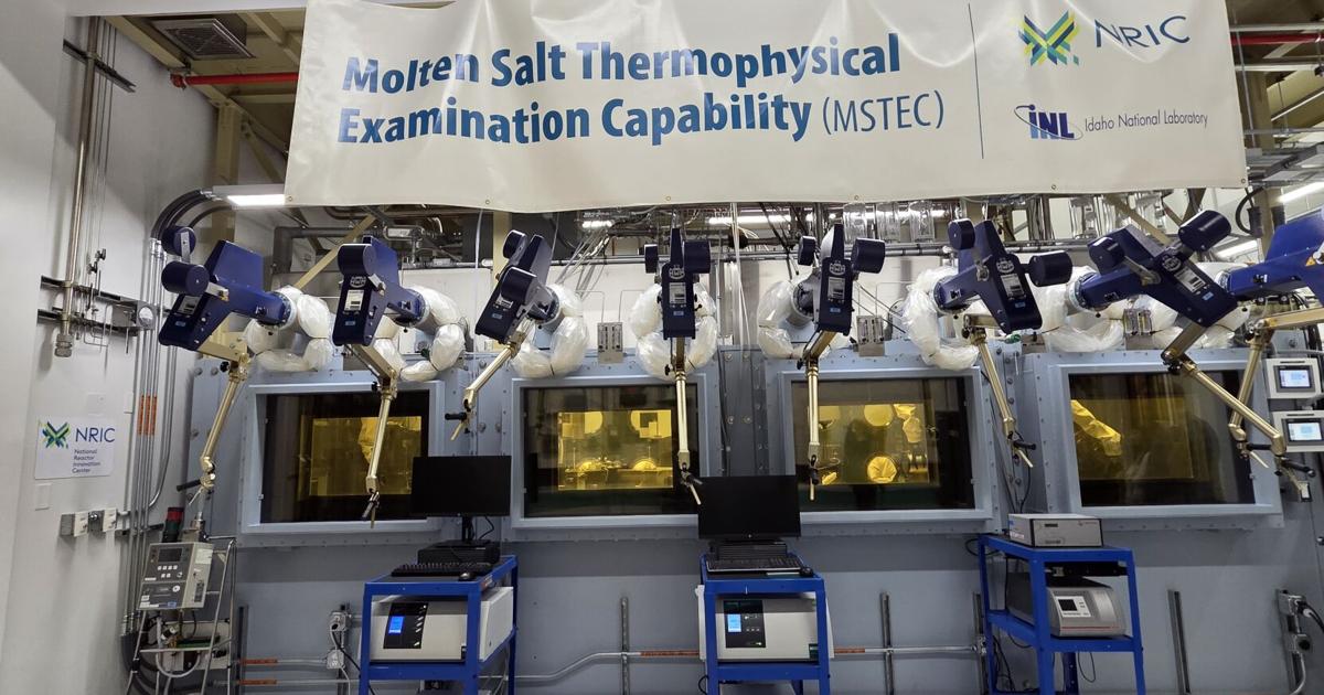 Salt Testing Metal INL opens $15M molten salt testing facility to advance nuclear reactor ...