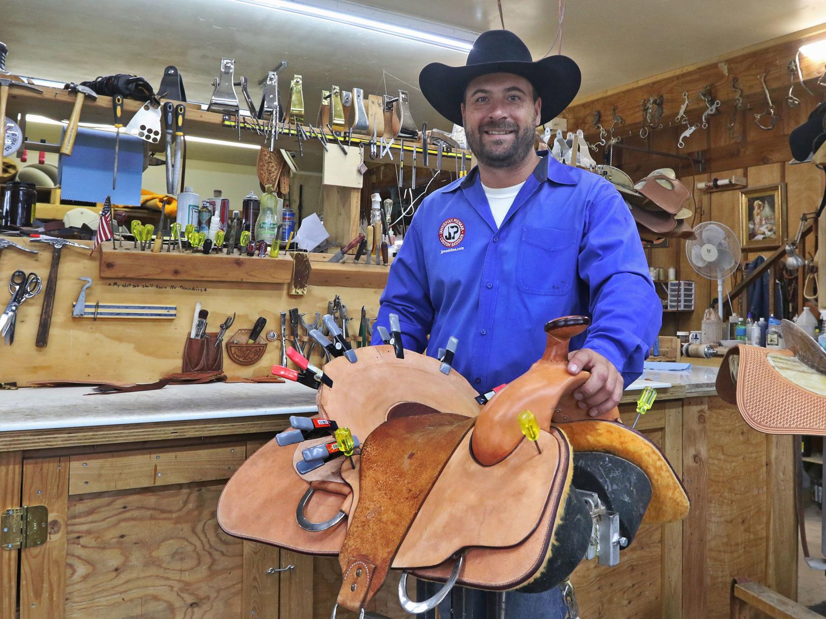 Local Custom Saddle Maker Leaving His Brand On An Age Old Craft Regional Postregister Com Local Custom Saddle Maker Leaving His Brand On An Age Old Craft Regional Postregister Com