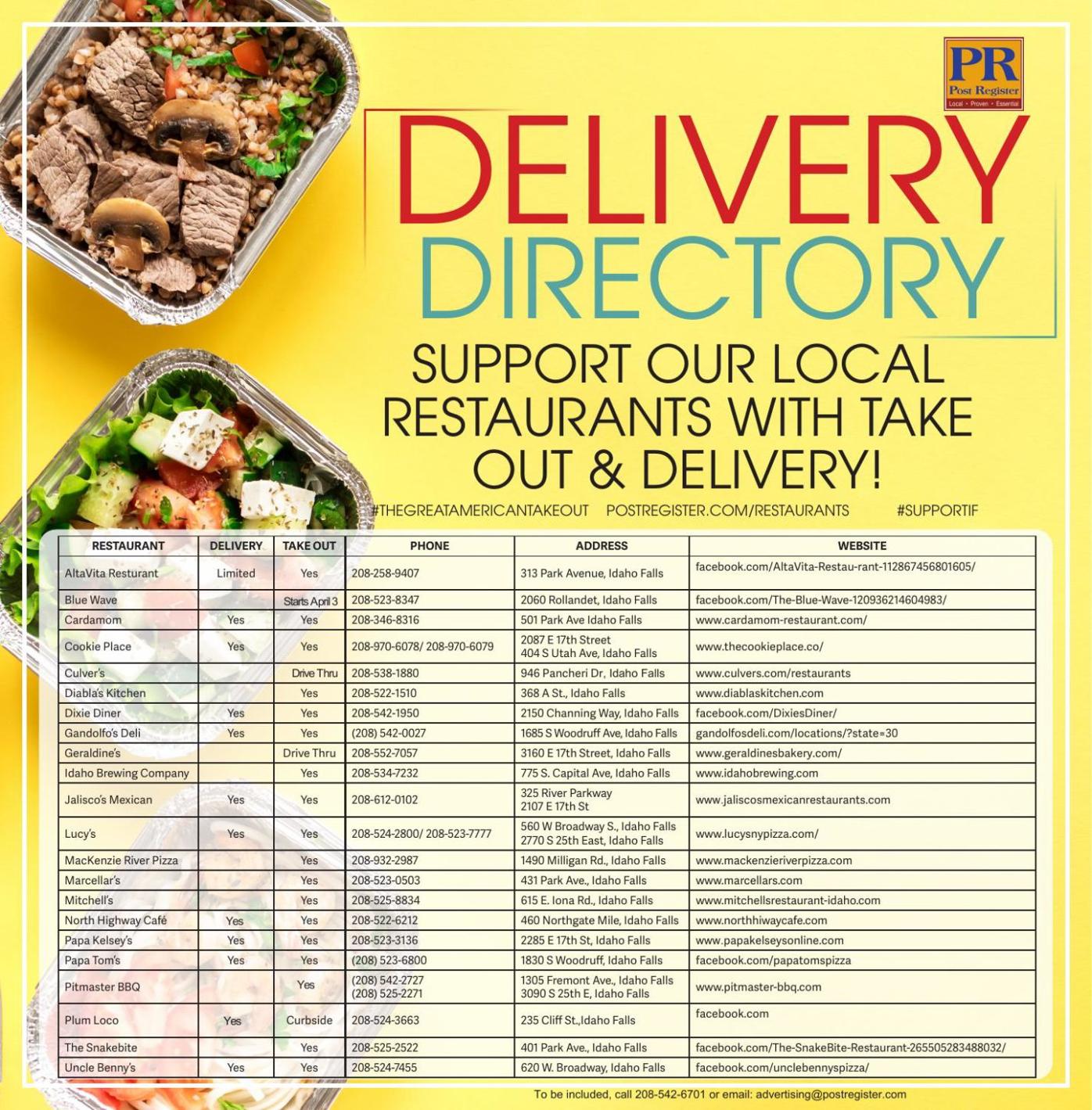 DELIVERY DIRECTORY