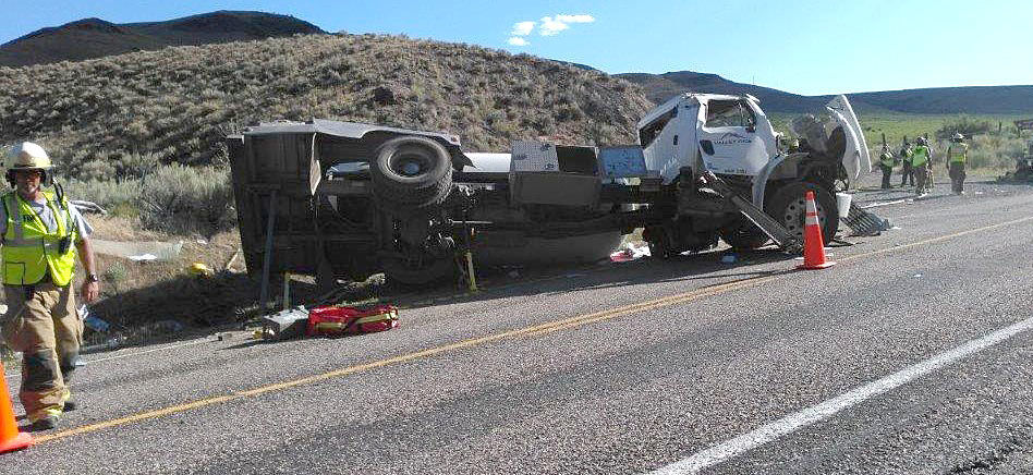 Propane Truck Crashes On US 93 | News | Postregister.com