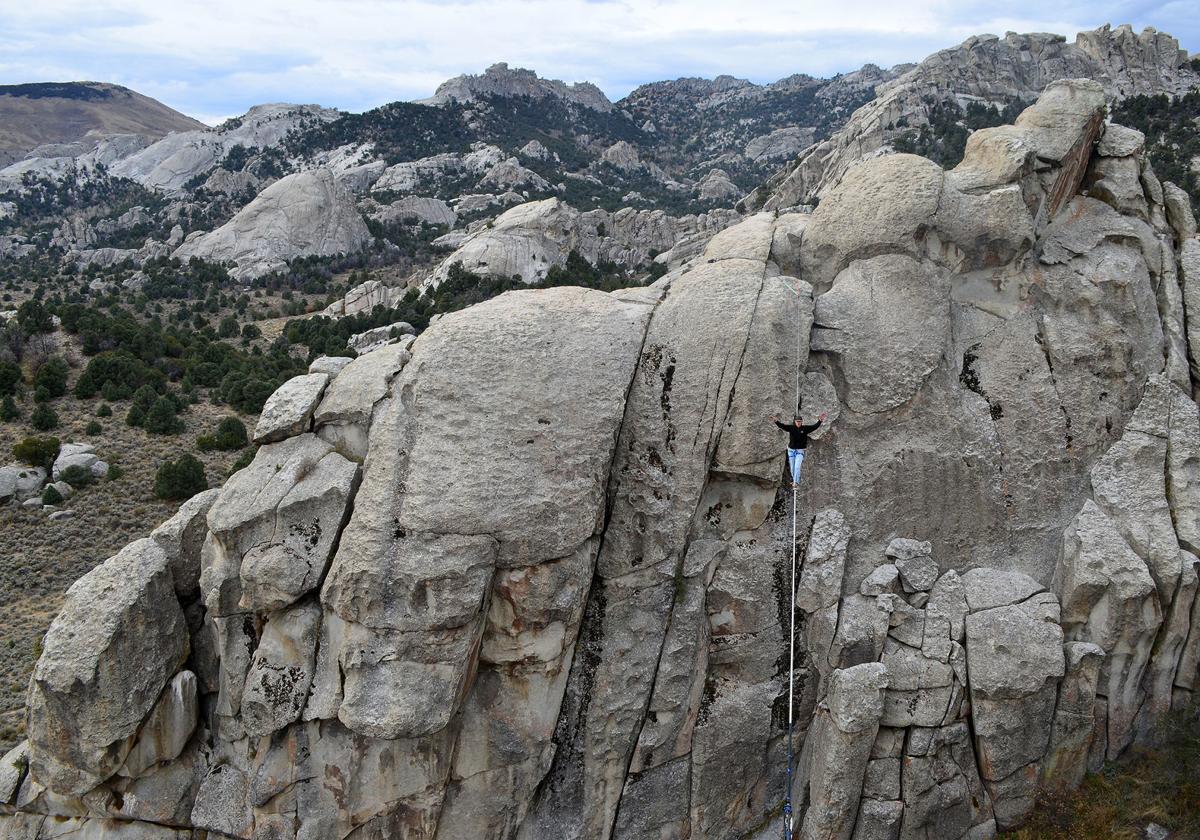 Grounded City of Rocks chief temporarily bans highlining Local Grounded City of Rocks chief temporarily bans highlining Local