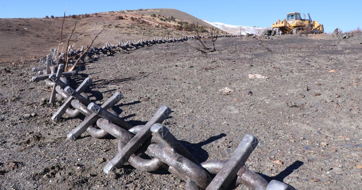 Chain Ranching The 'chaining' gang: Massive chain clears areas for habitat restoration ...