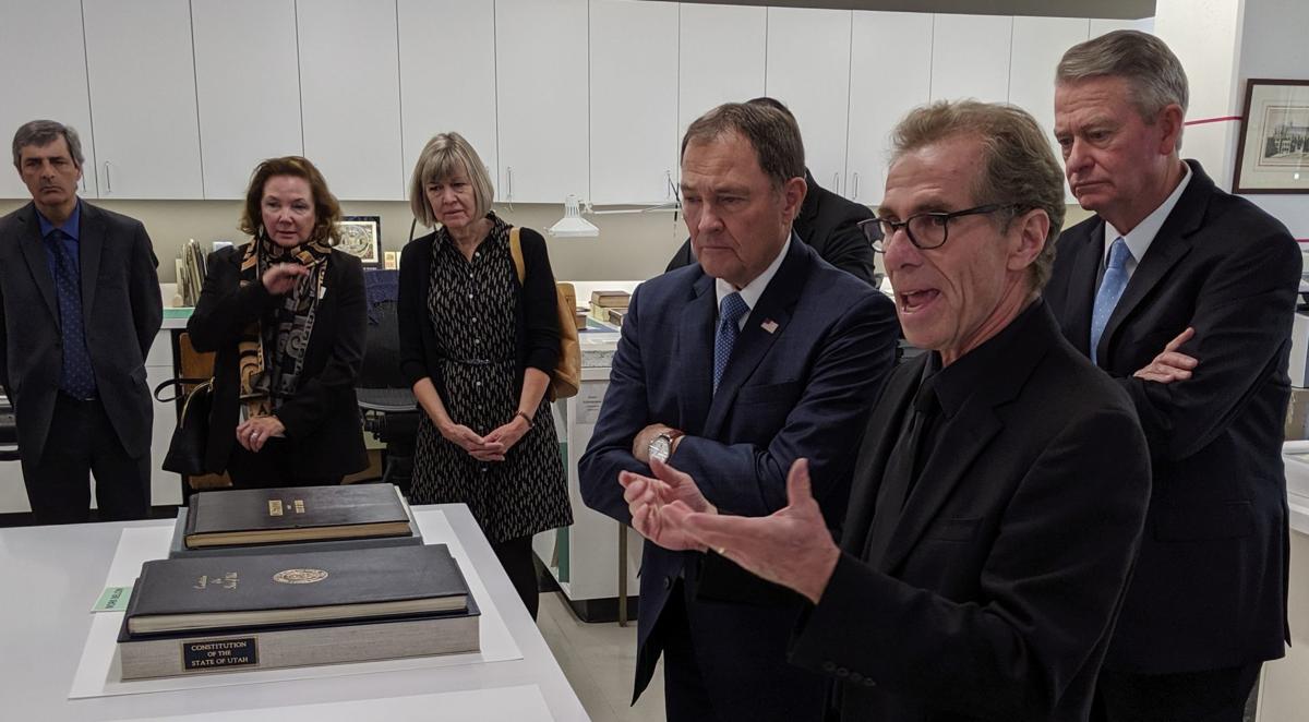 Conservation Project Reveals Idaho Constitution S Repaired Pages Unique History Local News Postregister Com