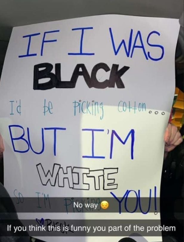 racist poster