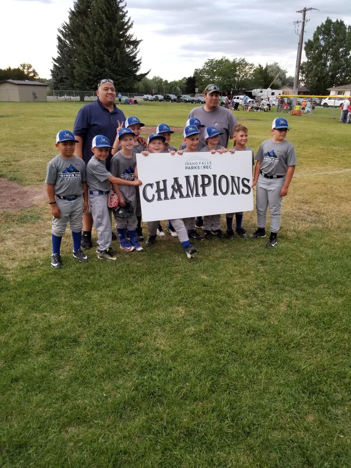 Idaho Falls Youth Baseball Champions Sports