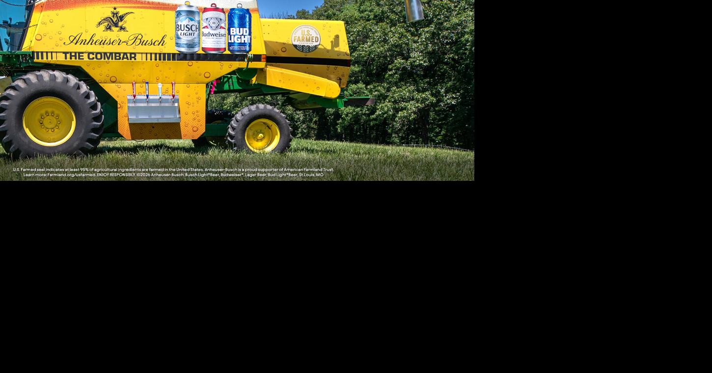 Anheuser-Busch is turning a combine harvester into a mobile bar — and it's coming to Idaho Falls