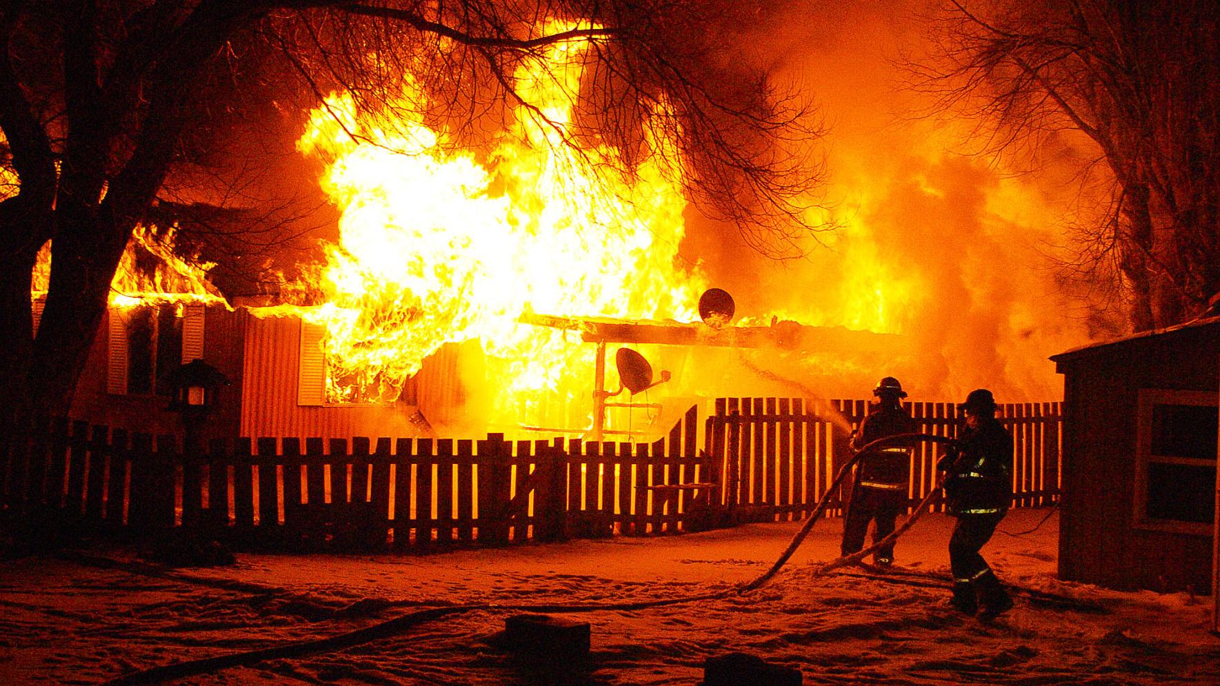 Fire Destroys Couple S Challis Home News Postregister Com