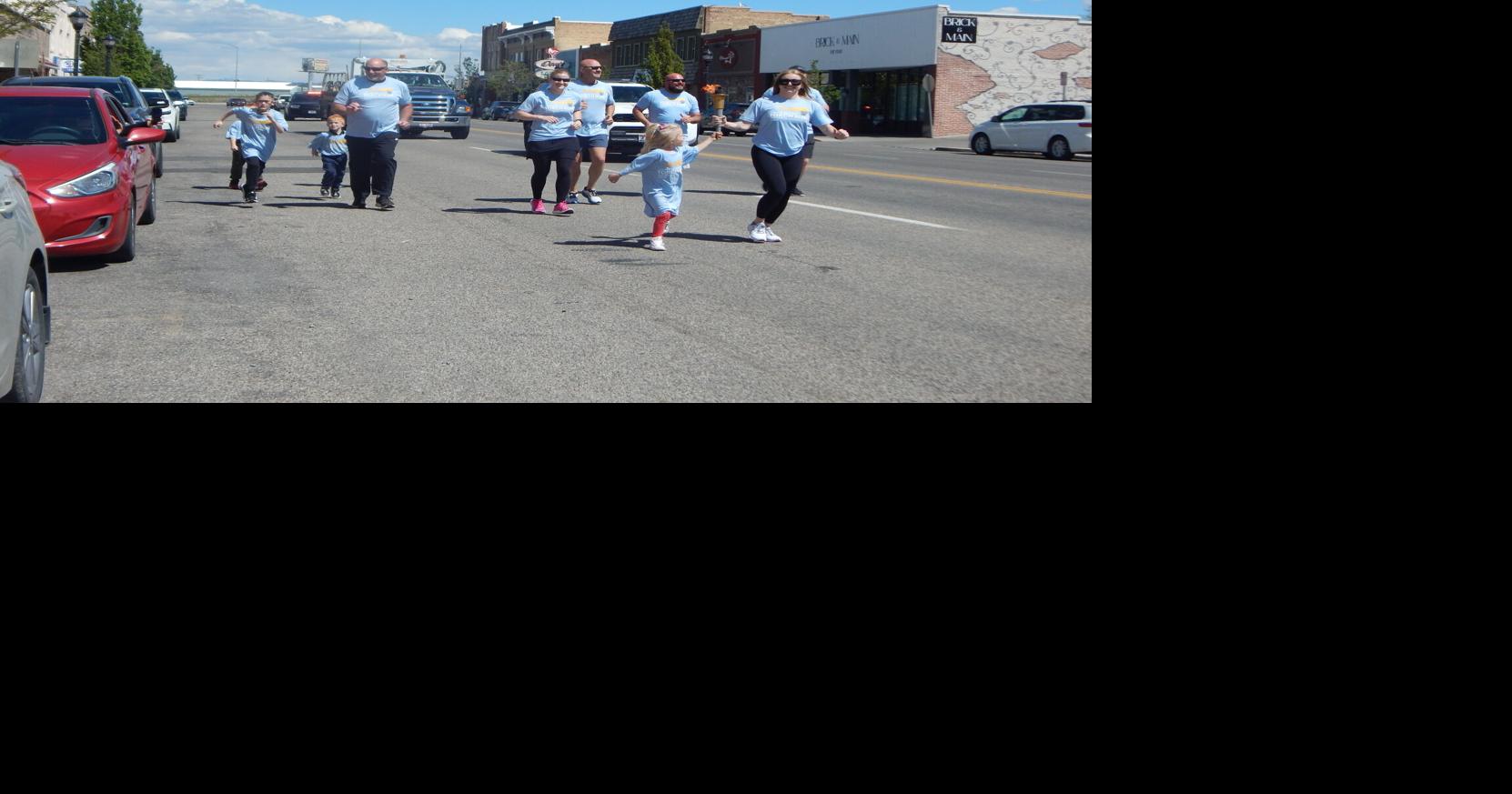 Special Olympic torch makes its way through Rigby