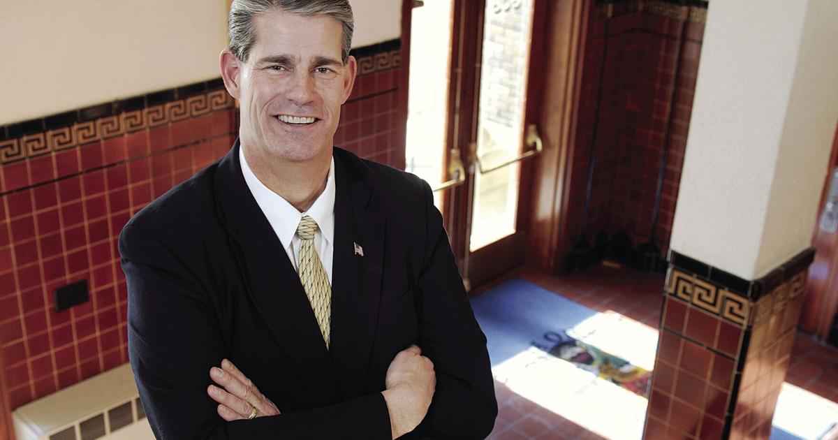 Scott Riach City of Idaho Falls flying flags at half-staff to honor former mayor ...