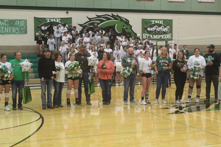 Lady Broncos drop senior night contest to Shelley Sports