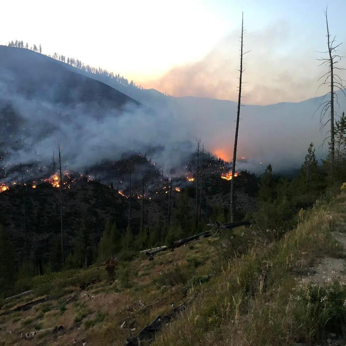 Boundary Fire Causing Closures In Central Idaho Backcountry Local News Postregister Com Idaho Forest Fires Map 2022
