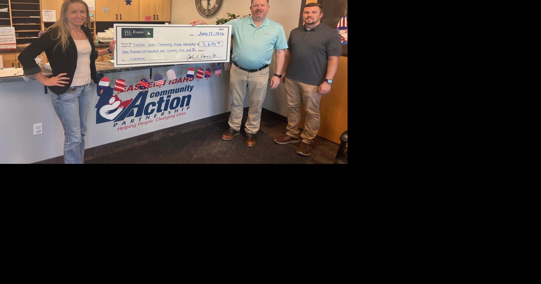 D.L. Evans Bank donates to Eastern Idaho Community Action, Bannock Youth Foundation