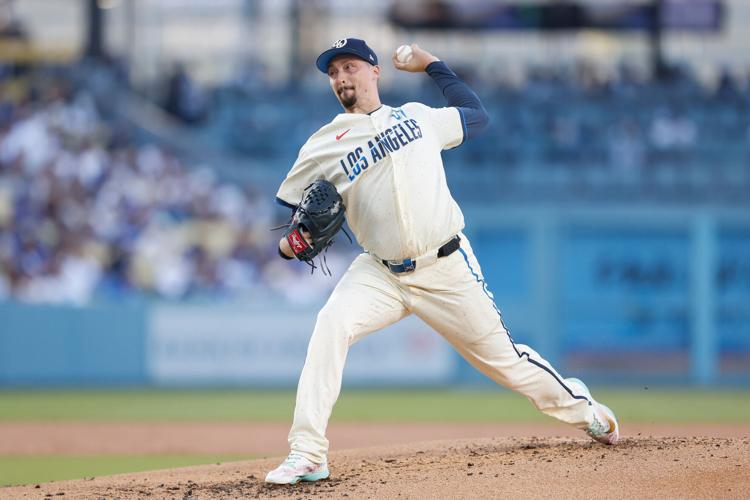 Dodgers' Blake Snell scratched from start with loose bodies in left elbow.  His return is uncertain | Pro Sports | postregister.com