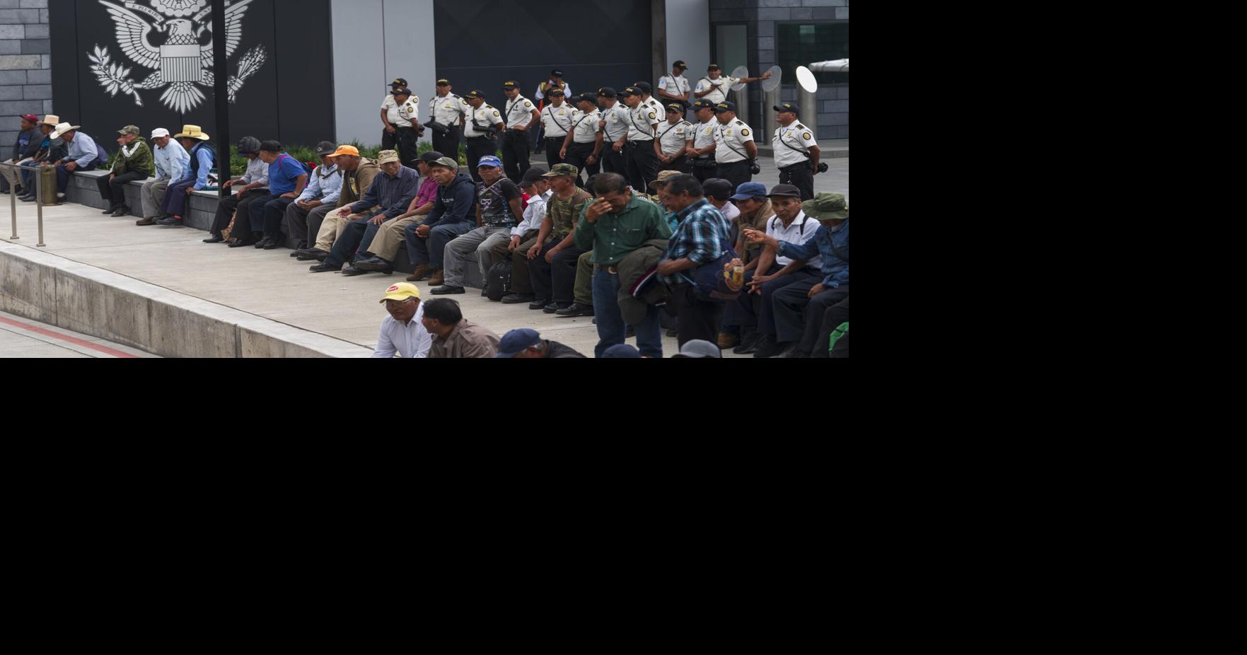 Protesta de veteranos guatemaltecos |  Noticias del mundo