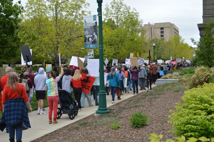Thousands rally at Idaho Capitol for abortion rights | State News ...