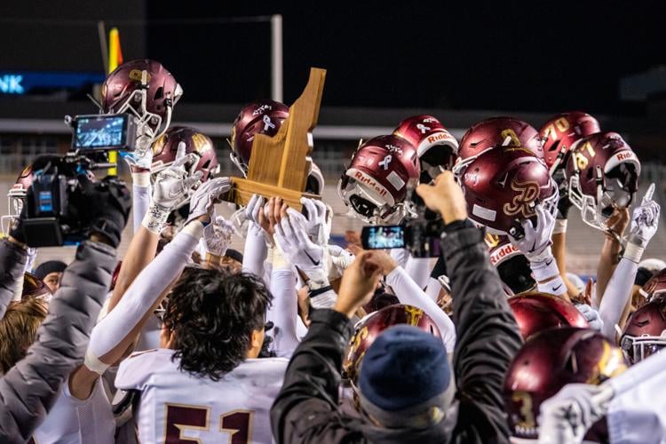 Rigby football celebration