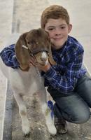 4-H Star: He shows a variety of animals in 4-H