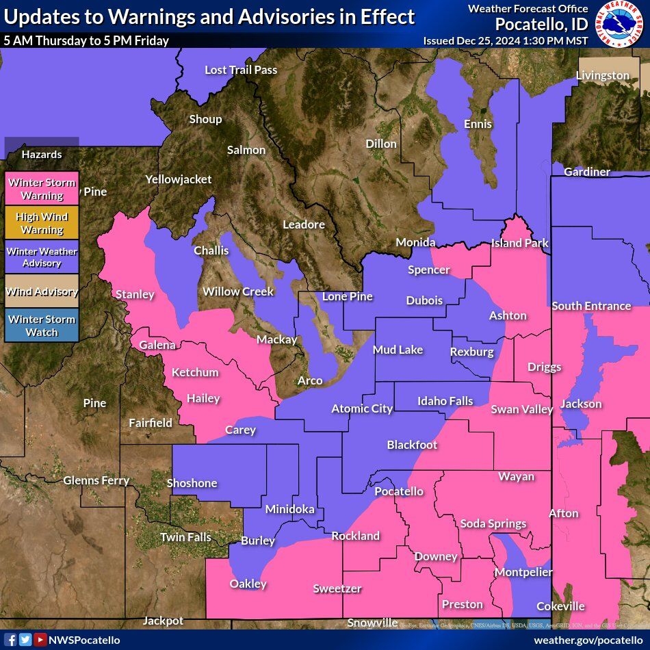 Winter weather to bring 2 inches or more of snow before weekend | Local  News | postregister.com