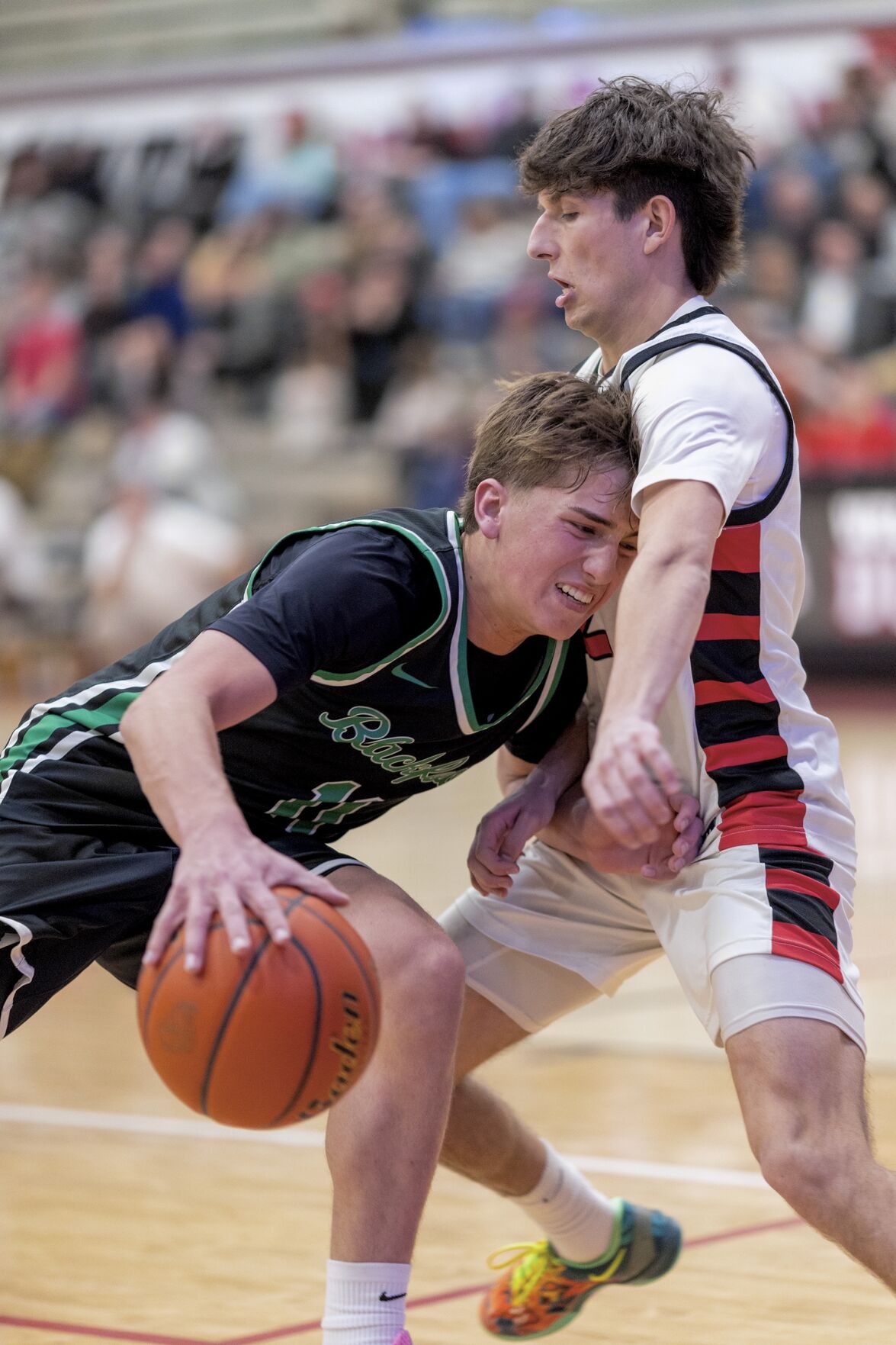 postregister.com - SAM BERNARDI
sbernardi@postregister.com - Hillcrest boys' basketball outlasts Blackfoot 60-48