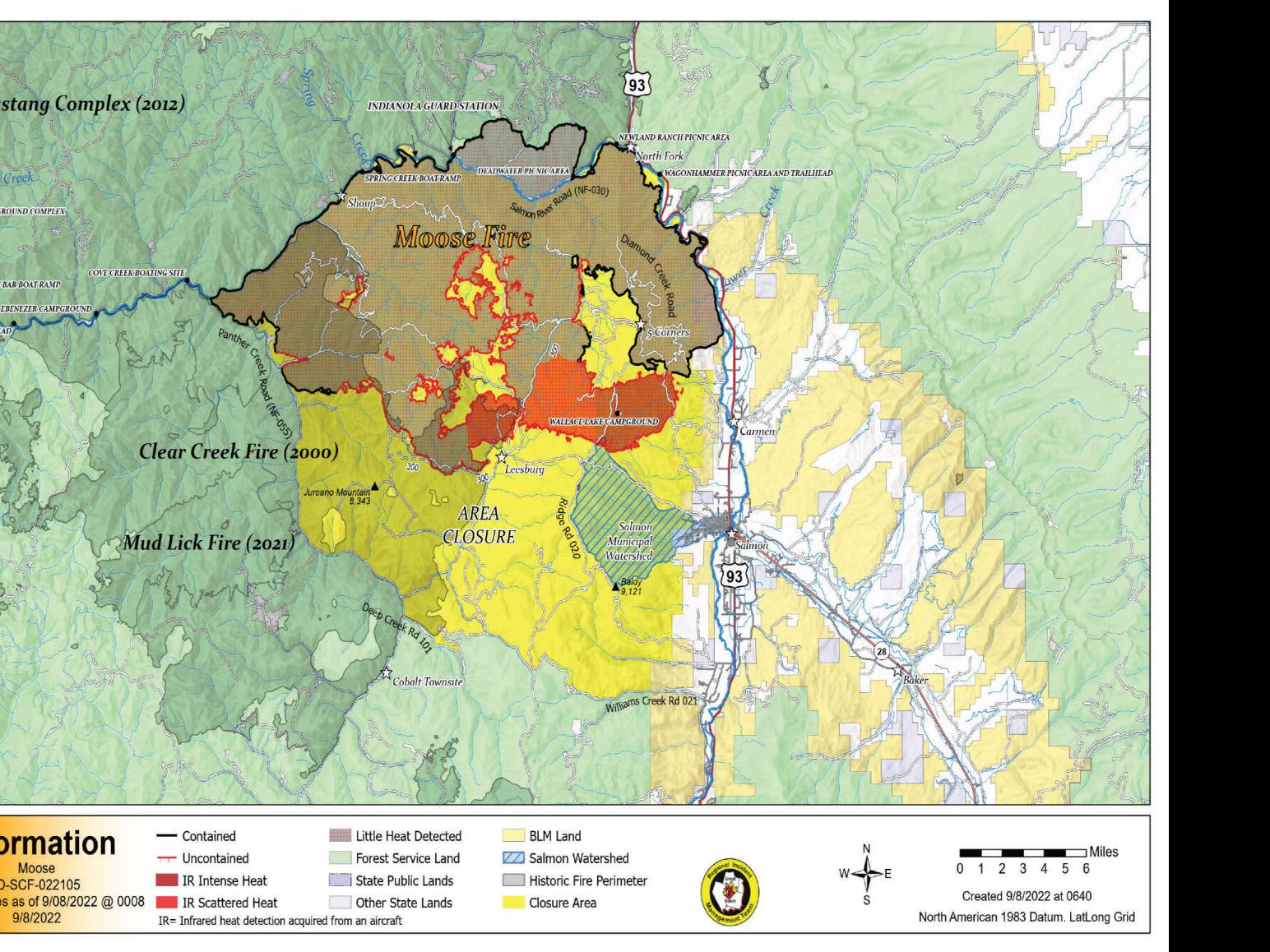 Moose Fire causes more evacuations, moves toward Salmon | Local News |  postregister.com