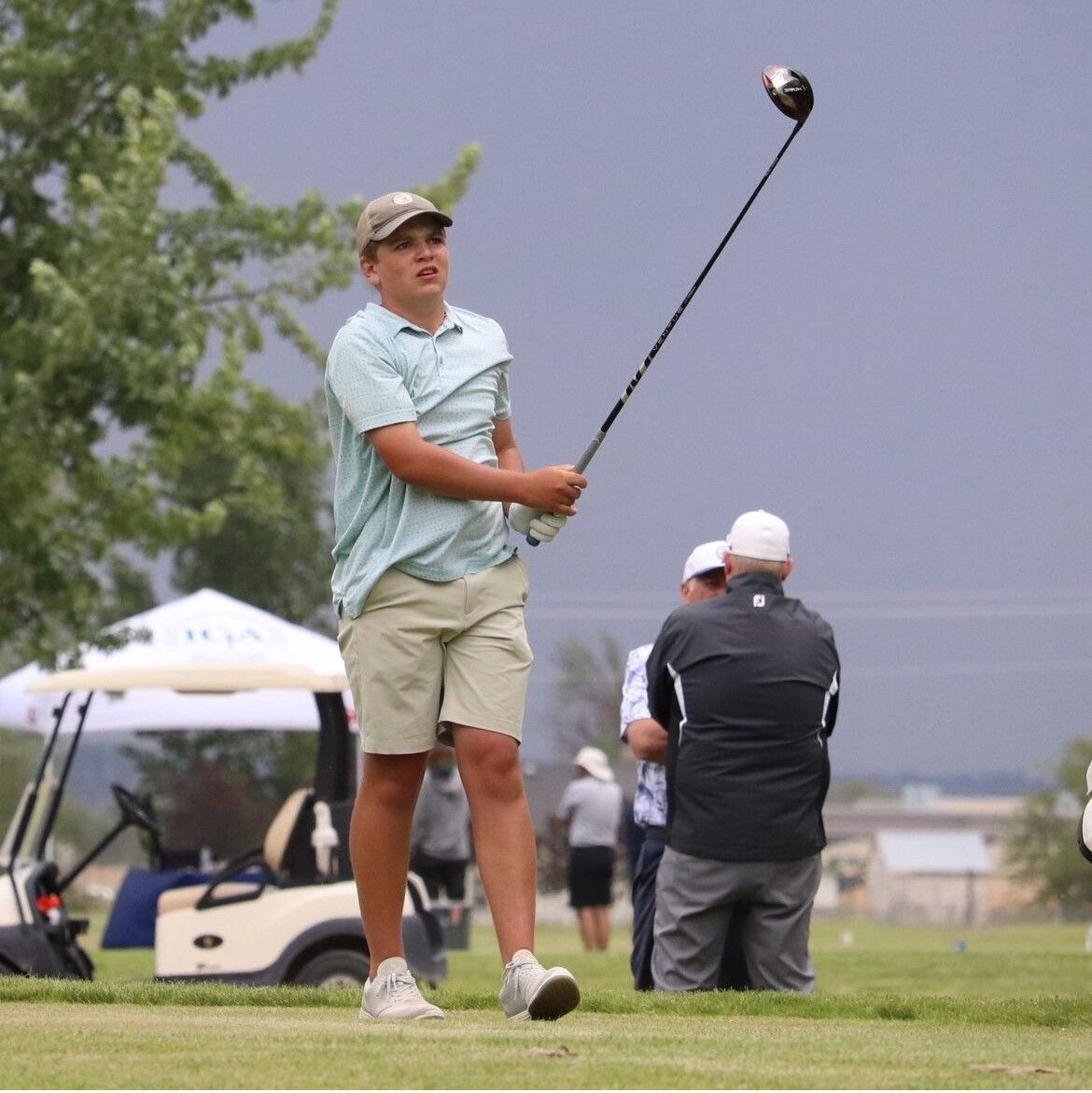 Thunder Ridges Anderson competing in Junior Golf Championships Sports postregister