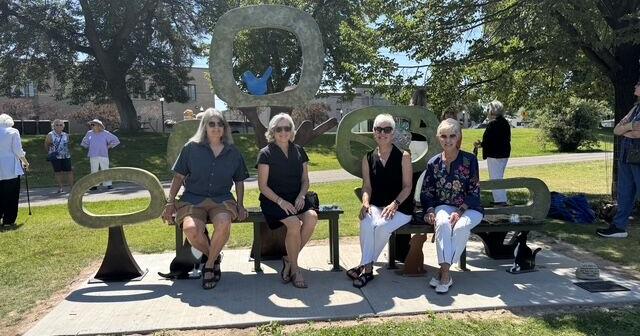 Park bench installation honors legacy of Carrie Scheid