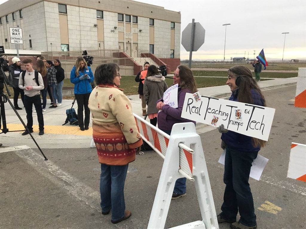 Ivanka Trump, Tim Cook met with cheers, protests at Wilder school