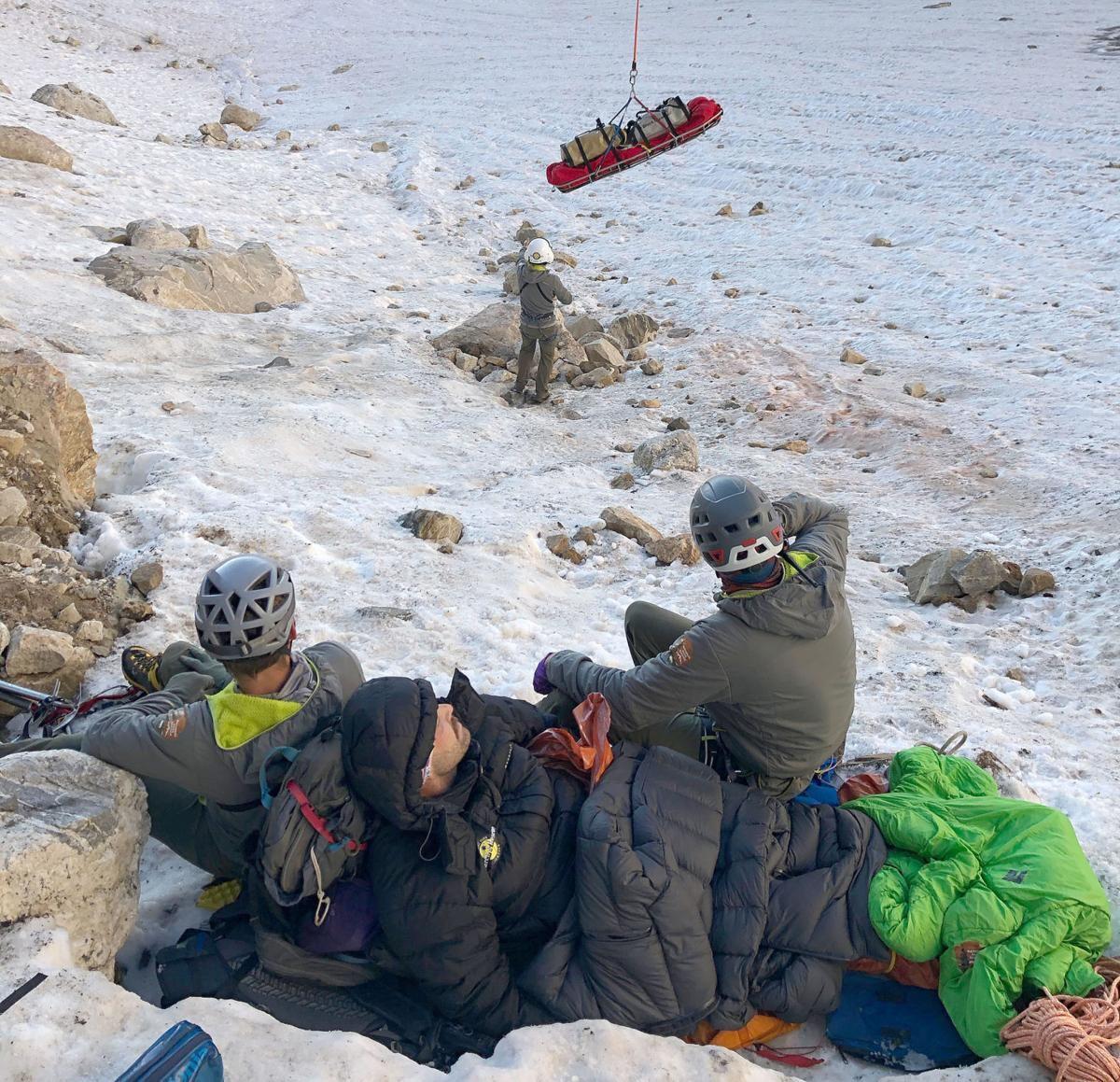Two Hours In An Icy Abyss On The Teton Glacier Determined Climbers Save An Evanston Man S Life Outdoors Postregister Com Two Hours In An Icy Abyss On The Teton Glacier Determined Climbers Save An Evanston Man S Life Outdoors Postregister Com