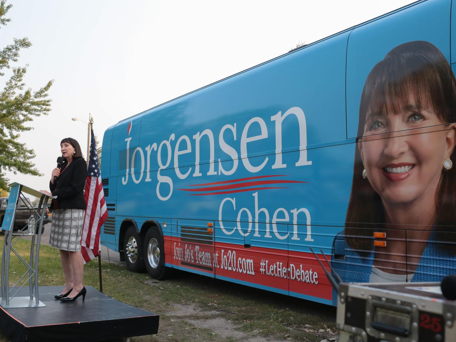 Libertarian Nominee Jorgensen Calls For Less Government In Idaho Falls Speech Government Postregister Com