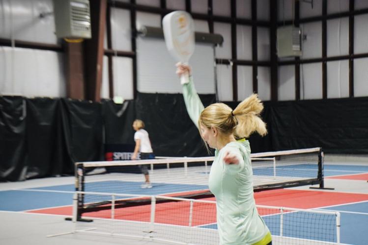 Spitfire Pickleball Idaho Falls' first indoor pickleball court