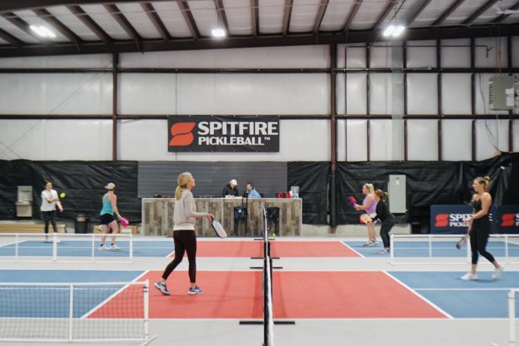 Spitfire Pickleball Idaho Falls' first indoor pickleball court