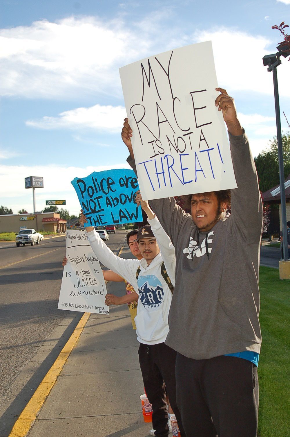 Making A Statement Protest Draws Attention In Blackfoot News Postregister Com Making A Statement Protest Draws Attention In Blackfoot News Postregister Com
