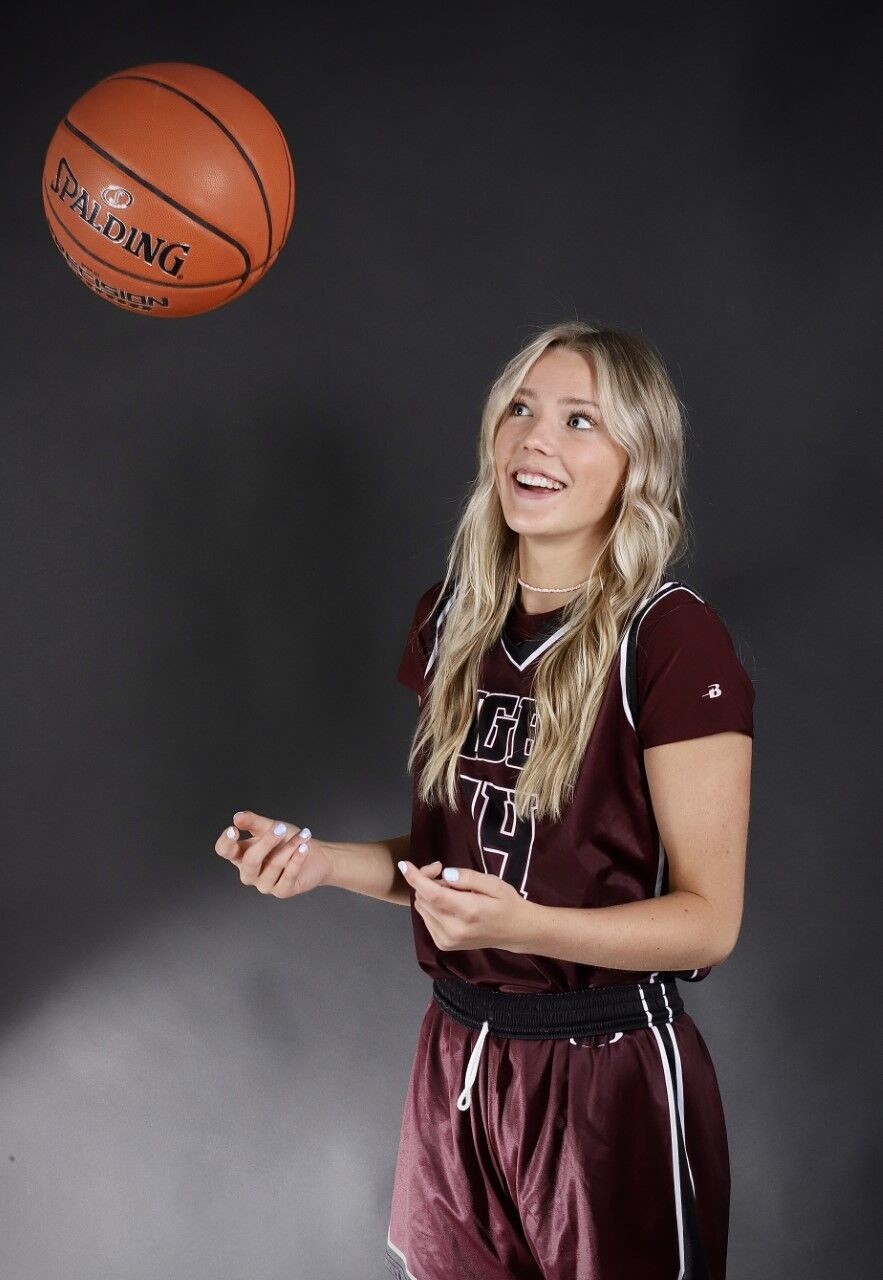 HIGH SCHOOL GIRLS BASKETBALL All-area player of the year, Kambree Barber, Rigby Postregister postregister pic pic