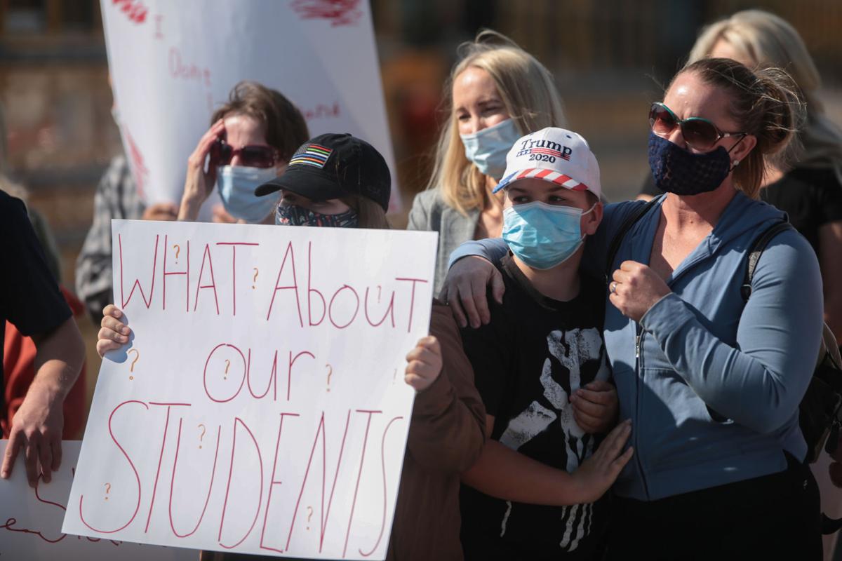 District 91 school board recall protest