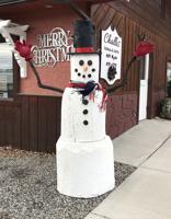 Challis Floral wins snowman contest